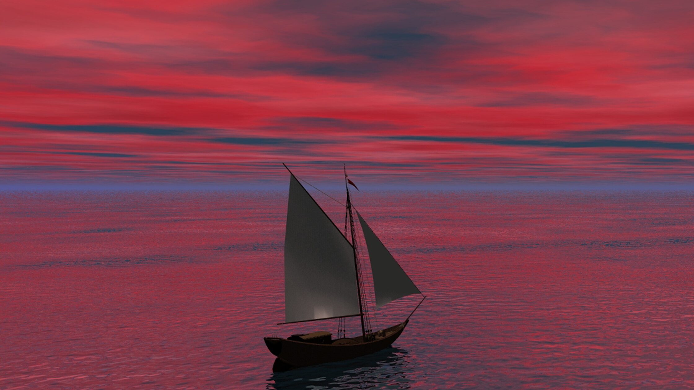 Sailing to Fiji